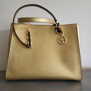 Gold MK Bag